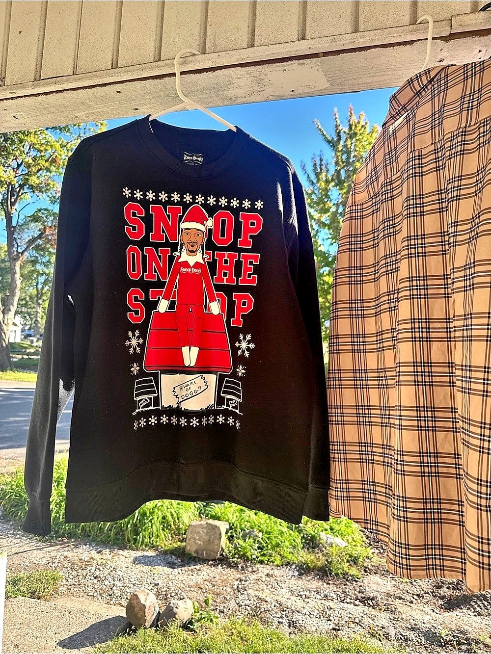 Dogg Supply Snoop on the Stoop Graphic Sweatshirt in Black Size Large Like New